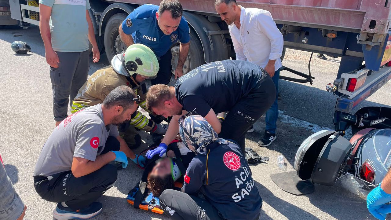 İskenderun’da Motosiklet Kazası…