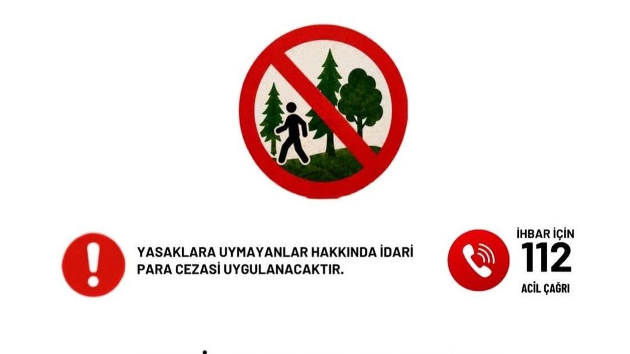 Hatay'da Ormanlara Giriş Yasaklandı!