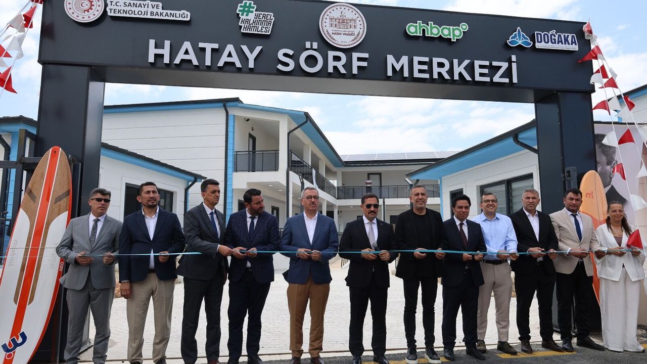 Hatay Sörf Merkezi Yeni Yerleşkesi Açıldı