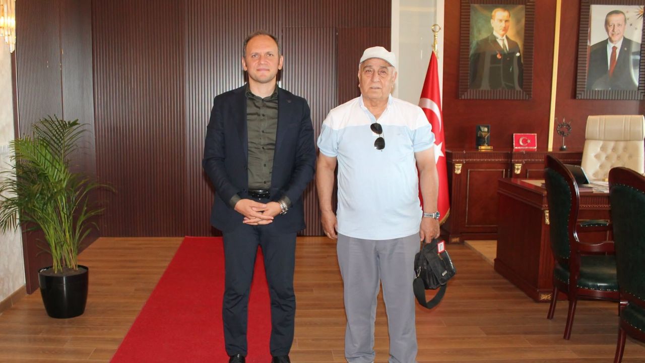 Gazeteci Coşkuner’den Kaymakama Ziyaret…