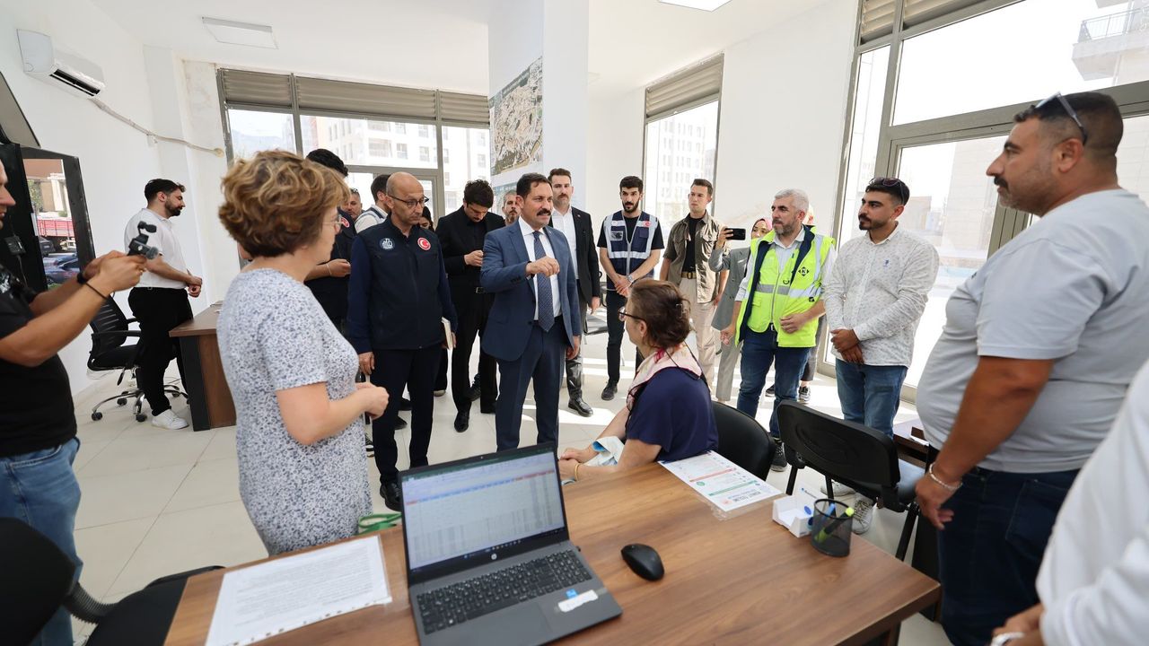 Hatay'da Kentsel Dönüşüm Bilgilendirme ve Uzlaşma Ofislerinde yoğunluk...