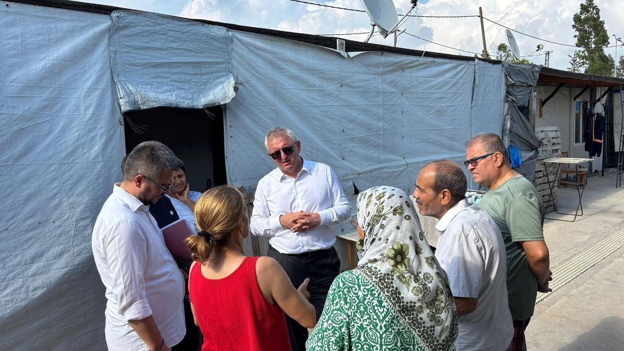 Kaymakamdan Konteyner Kentlerde Tahliye Bilgilendirmesi