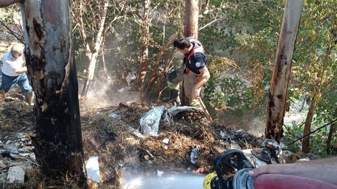 Antakya Otluk ve Çöplük Alan Yangını Tedirgin Etti!