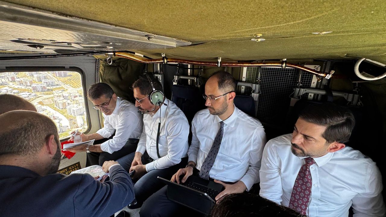Hatay’daki İhya ve İnşa Çalışmaları Havadan İncelendi