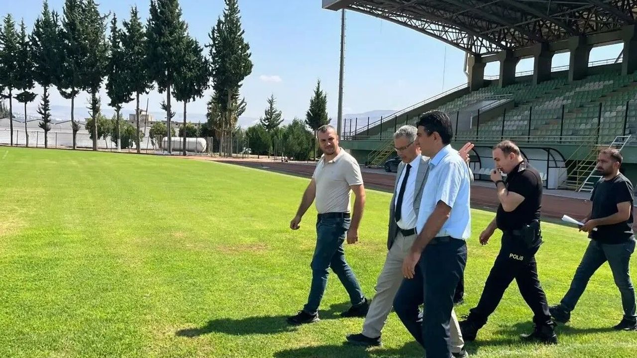 Hatayspor maçları öncesi Tayfur Sökmen Stadyumu’nda inceleme