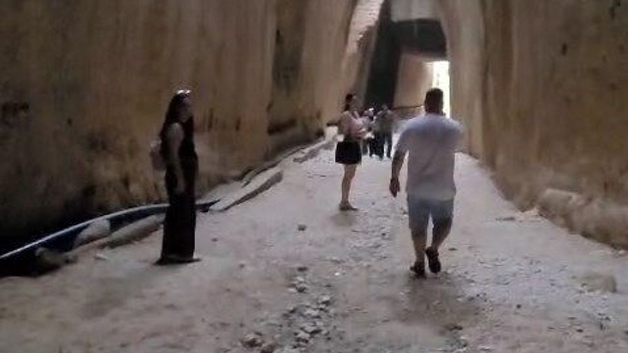 Hatay’da Titus Tüneli’ne Ziyaretçi Akını etti