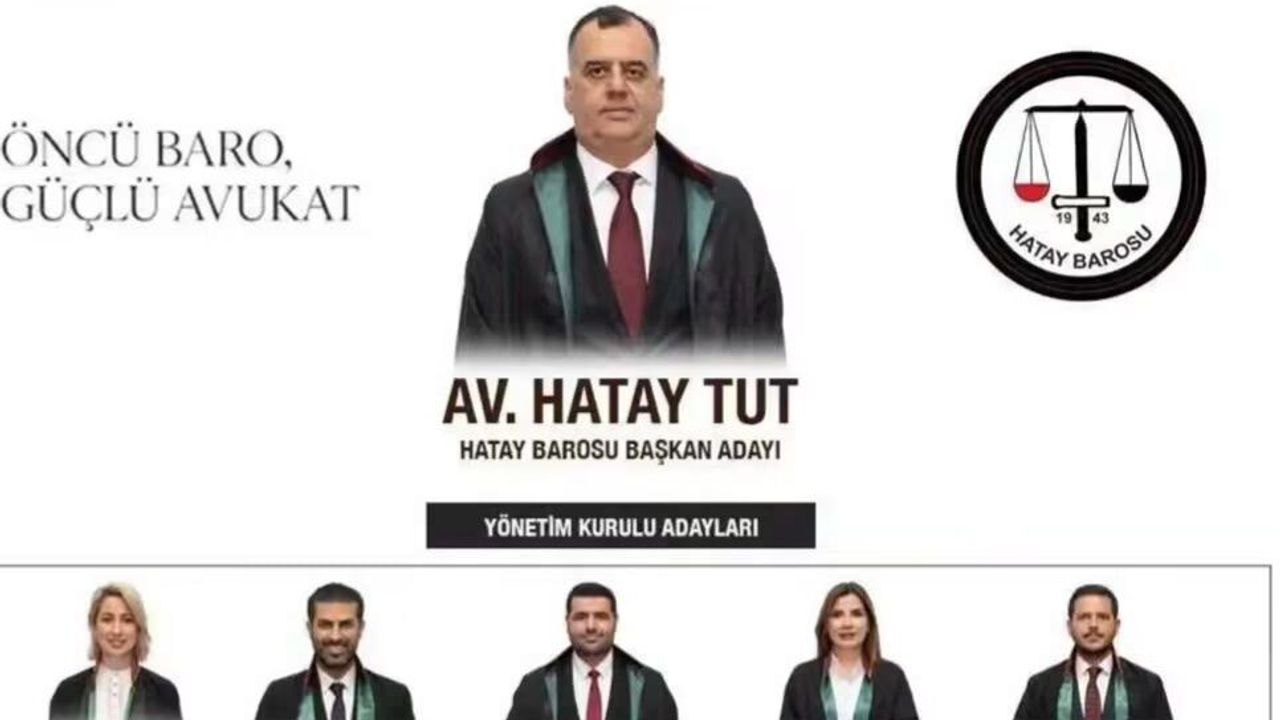 Hatay Barosunda Tut Güven Tazeledi
