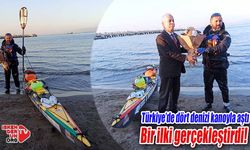 Türkiye’de 4 denizi kanoyla aşarak bir ilki gerçekleştirdi!