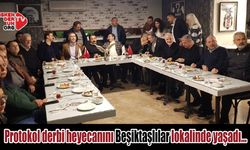 Protokolün Beşiktaşlılar lokalinde derbi heyecanı…