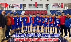 Yükseliş Koleji Futsal takımı Bölge finallerine vize aldı