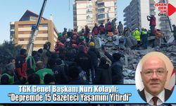 Depremde 15 Gazeteci Yaşamını Yitirdi
