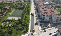 Hüyük Caddesi asfaltla buluştu