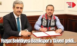 Yozgat Belediyesi Bozokspor’a ‘Güven’ geldi…