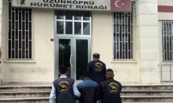 Kaçak zanlı Uzunköprü'nde yakalandı!