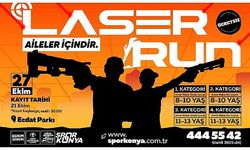 Konya Büyükşehir'den Aileler İçin 'Laser Run' Yarışması