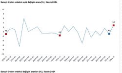 Tüik:  Sanayi üretimi yıllık %1,5 arttı 