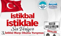 Kayseri Büyükşehir'den İstiklal Marşı Okuma Yarışması