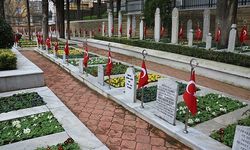 Türkiye'nin en bakımlı şehitliğinde çiçekler açtı