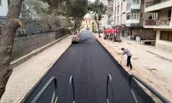 İzmir Bornova'da gözde sokağa bayramlık asfalt