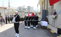 Kalbine yenilen Polis dualarla uğurlandı…