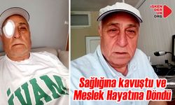 Erzinli Gazeteci Coşkuner, katarakt ameliyat oldu