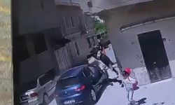 Motosiklet Havaya Savruldu, Kız Saniyelerle Kurtuldu