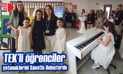 TEK’li yeteneklerini Sanatla Buluşturdu....