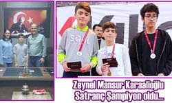 Karaalioğlu, Osmaniye Satranç Şampiyonu…