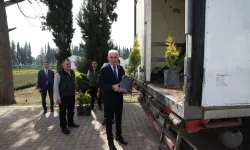 100 bin fidan kardeş ülke için yola çıktı