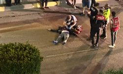 Battı-çıktıda tek taraflı motosiklet kazası…