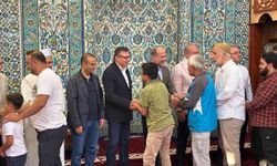 Namazı Sonrası Camide Bayramlaşma…