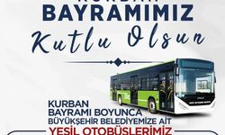 Yeşil otobüsler Bayramda Ücretsiz