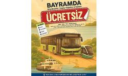 Bayram boyunca ulaşım ücretsiz