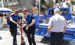Yaya yollarında scooter ve motora geçit yok