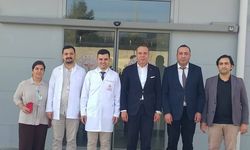 Hastanesi Müdürü Örtlek’ten Veda Ziyaretleri
