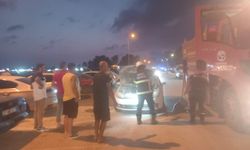 Samandağ'da gece araç yangını paniği!