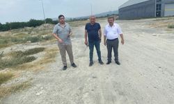 Erzin Yeni Küçük Sanayiinde asfalt çalışması...