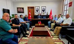 Hassa Kaymakamı Kahraman’a basından ziyaret