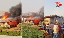Reyhanlı’da yanan ev kullanılamaz hale geldi…