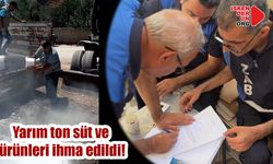 Reyhanlı’da Sağlıksız Süt ve Süt Ürünleri denetimi