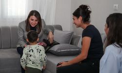 Vali eşi Esra Masatlı ailelere konuk oldu…