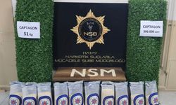 Çimler arasında 51 kilo captagon