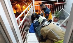 Yaşlı Adam Balkonda Düşerek Yaralandı