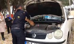 Otomobilin Motor Bölümündeki Kedi Kurtarıldı!