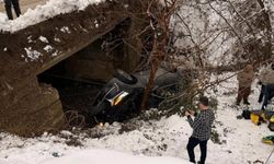 Belen’de kar ve buzlanma kazası…