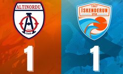 Altınordu ile İskenderun Spor Yenişemedi: 1-1