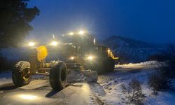 Hatay'da 11 ilçede Karlanma ve buzlanma mücadelesi...