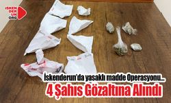 İskenderun’da yasaklı madde Operasyonu…