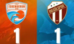 İskenderunspor, İnegölspor’la yenişemedi 1-1