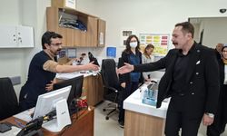 Erzin’de Kaymakamdan Hastaneye Bayram ziyareti…